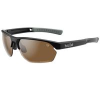 Bollé - Victus, Black Matte, Lunettes de soleil photochromiques Phantom Brown Gun, Catégorie 2 à 3, Taille M, Unisexe
