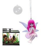 Bollisate Petites figurines de fée - Petite fée mignonne pour aquarium | Jolies petites figurines de fée avec aile, décoration d'aménagement paysager pour aquarium, aquarium