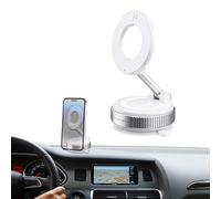 Bollisate Support de téléphone magnétique pour voiture, 11,4 x 7,4 x 4,1 cm, réglable à 360°, force magnétique puissante, convient pour les bureaux, lavabos, salles de bains, voitures