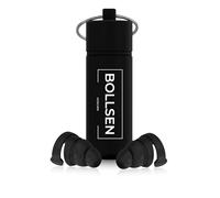 BOLLSEN Bouchons d’Oreilles - Bouchons d’Oreilles pour Motards - Réduction du Bruit du Vent avec 24 dB SNR - S’adaptent sous le Casque - Lavables, Durables et Confortables pour un Usage Quotidien (1)