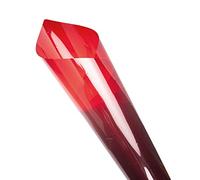 BOLLUMA 40x50cm Filtre de Gel en Couleur, Correction d'Eclairage pour Studio Vidéo, Gelatine Photo Filtres Gels Coloré Rouge pour Redhead Light 800W CTO CTB Filtre Transparent