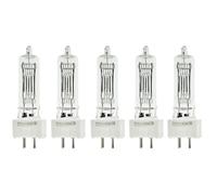 BOLLUMA Ampoule Halogène Chaude pour Projecteur Fresnel 650W, Lampe à Lumière Continue Fresnel Tungstène 3200K 230V GY9.5 pour Films, Publicités, Actualités, Photographie Produits Paquet de 5