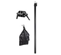 BOLLUMA Bras d'extension de Photographie 79-140cm avec Tête de Préhension Double et Sac de Sable, Bras de Flèche Trépied Bras en Alliage d'aluminium pour Support de Lumière, Boîte à Lumière
