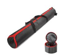 BOLLUMA Sac de transport pour trépied de 104 x 123 cm - Sac à main robuste avec poignées et 3 compartiments - Imperméable - Rembourrage en mousse - Pour support de lumière, support de microphone