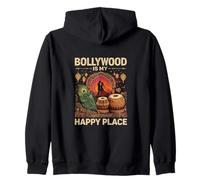 Bollywood est Mon Endroit Heureux Sweat à Capuche