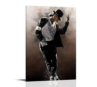 BOLNEY Michael Jackson Concert de musique - Impression sur toile - Décoration murale moderne pour chambre à coucher - 40 x 60 cm
