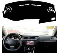 BOLNEY Tapis de Tableau de Bord antidérapant pour Citroën C3 XR C3 2013 2014 2015 2016 2017 2018 Noir
