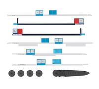 Boloest Kit de réparation Professionnel pour écran LCD Compatible avec iMac 27" A1419 Retina 2012-2015 (avec Outil d'ouverture)