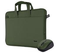 Bologne Eco 16 " Ordinateur Portable Sac & Souris Set, Vert - 24989
