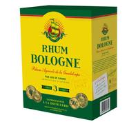 Bologne - Rhum Agricole Blanc de la Guadeloupe - Pur jus de canne - 50% - Bag in Box BIB (1 x 3L)