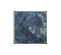 Bolongaro Trevor Écharpe 'LONDON BY NIGHT' bleu marine / bleu chiné / kaki, Taille One Size