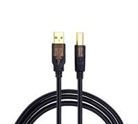 Bolongking Câble pour imprimante, USB 2.0 mâle A/mâle B compatible avec imprimantes HP, Canon, Lexmark, Epson, Dell, Xerox, Samsung et plus encore, (4.5m)