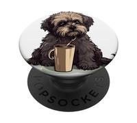 Bolonka Zwetna Chiot Chien Propriétaire De Bolonka Dog Mama PopSockets PopGrip Adhésif