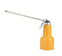 BOLORAMO Graisseur de Pompe à, Graisseur en Alliage D'aluminium Haute Pression, Pistolet de Graissage de Bouteille D' pour Tracteurs de Voiture, avec Bec Long en Métal, Jaune(500g)
