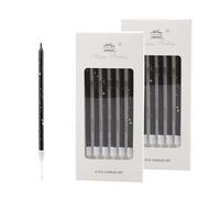 Bolosa 12 Pièces Bougies d'Anniversaire, Bougies Anniversaire, Bougies de Gâteau pour Décorations de Gâteau, Gâteau d'Anniversaire Décoratif, Baby Party, Fille Party, Or Noir