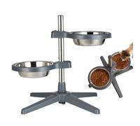 Bols À Animaux De Compagnie Surélevés - Rack D'alimentation Antidérapante, Colonne Montante Pour Chats | Stand De Plateau De Nourriture Pour Chiens, Plate-forme De Dîner Surélevée, Porte-plat Non-poin