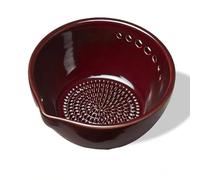 Bols à dénuder 2 en 1 pour herbes aromatiques, râpe à ail, gingembre et ail (café - 7 trous)