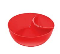 Bols à frites et sauce - Assiette à céréales avec compartiments qui ne s'imbibent pas | Assiette empilable avec section pour sauces, assiettes fendues pour biscuits, bols pour sauces à pain