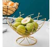 Bols à fruits, corbeilles à fruits for cuisines, bols à fruits en alliage, bols à fruits nordiques for le salon de la maison, paniers à fruits créatifs en métal en fer forgé, paniers à fruits rouges m