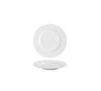 Bols à pâtes Assiettes d'apéritif 7 pouces Céramique Blanc Simple Créatif Gaufré Rayé Assiette D'apéritif Restaurant Steak Dessert Vaisselle Assiettes de Service à Manger pour Les Fêtes