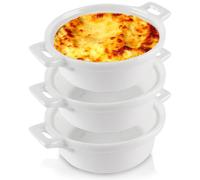 Bols à pâtisserie en porcelaine blanche 130 ml 3 pièces.