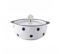 Bols À Pois Assiettes Vaisselle Ménage Soupe De Riz Ensembles En Céramique Dîner Collation Petit Déjeuner Dessert Nid D'oiseau Salade Fruits Crème Glacée Soupes Pâtes Collations