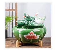 Bols à poissons conteneur de plantes hydroponiques aquarium aquarium en céramique bol poisson rouge circulation domestique fontaine d'eau salon bureau bureau bureau bol de culture de poisson aquarium