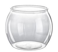 Bols à Poissons en Plastique 6,3 '' Dia Clear Goldfish Bowl Bols à Poissons étanches Vase Vase Small Aquarium pour la Table de Table de Bureau du Bol de Terrarium Hydroponic Planter Terrarium Bowl