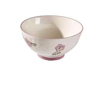 Bols à Ramen Bols à Fruits Bol à soupe de 8 pouces, grand bol chinois en porcelaine domestique, bol à soupe à nouilles, grand bol à nouilles instantanées, bol à salade Saladier Assiettes Plates