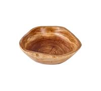 Bols à salade en bois - Naturel rustique peint à la main Récipients à fruits pour collation, bijoux décoratifs, porte-clés | Foyer entrée, salon, cuisine, appartement, bureau, accessoire modèle 2026