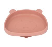 Bols à Ventouse en Silicone, Bol de Nourriture pour bébé en Forme de Panda (Orange)