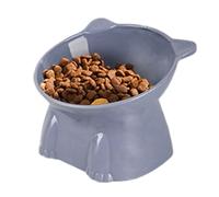 Bols alimentaires relevés pour chats - Alimentation de chats inclinés élevés avec base non transversale | Bol pour animaux de compagnie ergonomique pour prévenir la fatigue de la moustache, le toi