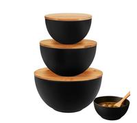 Bols Avec Couvercles,Système De Rangement Et Service Emboîtables - Contenants De Préparation Des Repas,Contenants pour la Salade, les Fruits, les Chips, les Aliments, la Cuisine, les Repas, les Légume