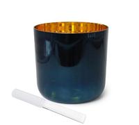 Bols chantants en cristal de quartz, Bol chantant en cristal d'alchimie de 7 pouces, Notes multiples, attaquant acrylique, joint torique(D Note)