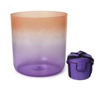 Bols Chantants En Cristal De Quartz Chakra De 15 Cm, Avec Sac De Transport Et Maillet, For La Prière, Le Bouddhisme, Le Yoga, La Réduction Du Stress Et L'ajustement Émotionnel.(C4 tone,440hz)