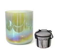 Bols Chantants En Cristal Perfect Pitch, Bol Sonore De 6 Pouces, For La Guérison De La Pleine Conscience, La Méditation, Le Yoga, La Guérison Spirituelle Et Corporelle, Avec Sac(B4 tone,432hz)