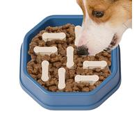 Bols d'alimentation lents pour chiens, gamelles anti-avalation - l'avaler avec des coquilles, convient aux chiens, chiots, chats, petites et moyennes races à manger et à l'eau