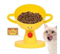 Bols de Chat Surélevés Bol De Nourriture Animal Incliné 15°-60° Forme