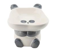 Bols de Chat surélevés, Mignon Bol de Chiens en céramique en Forme de Panda en Forme de Panda en Forme de Bol à Animal de Compagnie en céramique multifonctionnelle