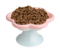 Bols de Chats surélevés - Bols de Chat élevés, Petits Chiens alimentant Le Plat | Élégance d'inspiration, Le Bol de Nourriture pour Chats surélevée possède Une Conception de Fleurs créatives,