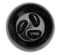 Bols de Chiens à Chiens à Mangeoires Lents, Mangeur de Puzzle pour Chats Bol Interactif Puzzle Nourriture Contenant Un Ballonneur d'arrêt (Black)