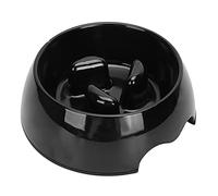Bols de Chiens à Chiens de Mangeoire Lent, Mangeur Chats Food Food Fidinker Bloat Stop Maze Days Interactive Puzz Bowl Slow Eating Dog Bol pour Les Petits et Moyens (Black)