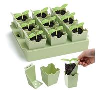 Bols de germination réutilisables pour , bac de démarrage de transplantation, maison de jardinier, culture d'approvisionnements de démarrage, préparation de patchs de propagation, culture de lit