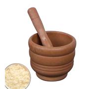 Bols De Guacamole À L'ail Et Au Broyeur À Main 11,4x11,4x9,5 Cm Mortier Set PP Broyeur Manuel Bol Moulin Pour La Cuisine Et Les Epices Pour Écraser Broyer Ail Épices Grains