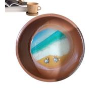 Bols de mer - Bol de mer fait à la main, exposition d'art avec thème | Bol décoratif fait à la main, rangement de clés, exposition d'art avec thème pour une personne