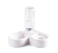 Bols de Nourriture et d'eau pour Animaux de Compagnie à Angle Droit, Gain de Place, Multifonctions automatiques, Doubles Bols pour Chiens et Chats, Bols d'alimentation en