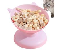 Bols de Nourriture surélevés en sursaut | Plat de Chat incliné | Bol de Chats sans gâchis sans Glissement sans Glissement sans Glissement, Facile à Obtenir Un Plat pour Chiens pour Chiens et Chats