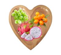 Bols de prière chrétiens pour la prière - Décoration rustique en forme de cœur - Style maison de campagne - Bol en bois fait à la main - Pour église, baptême, anniversaire, méditation, Noël, salon