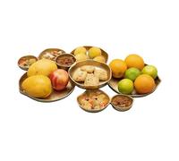 Bols de service en grappe | 9 compartiments pour centre de table - Plateau pour apéritif, pour maison, salon, banquet, fête, buffet, collation, bonbons, noix, biscuits, cupcakes
