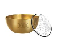 Bols de service en laiton - Balcon polyvalent pour bols de service, support pour bols d'aromathérapie en laiton | Bol d'encens multifonction en laiton pour aromathérapie, bols pour servir de